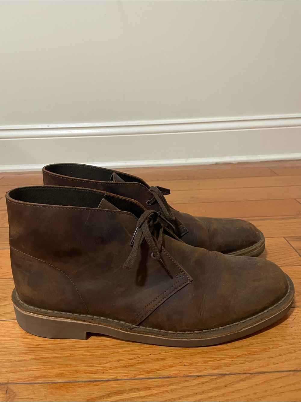 Clarks Men's Brown Leather Boots
